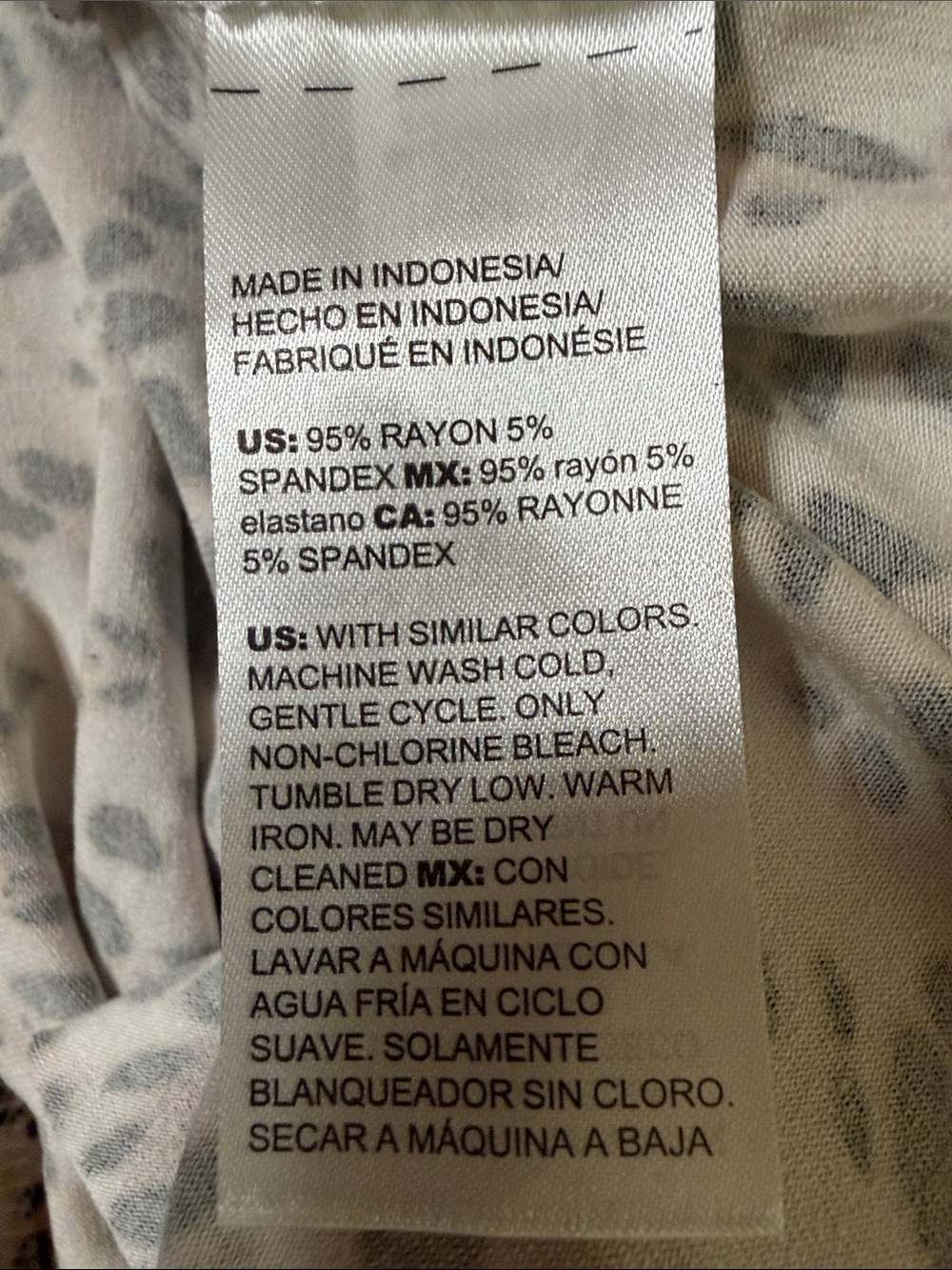 Chico's Leopard Print Tank in Tan and Black - Picture 4 of 4